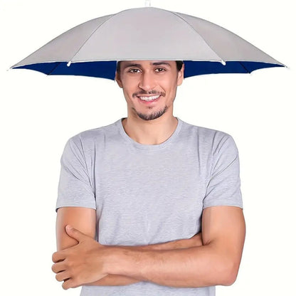 Hands Free UV Protection Umbrella Hat for Outdoor Activities