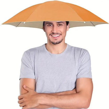 Hands Free UV Protection Umbrella Hat for Outdoor Activities