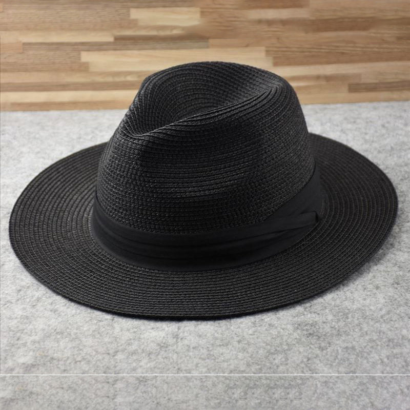 Handwoven Straw Panama Hat with UPF 50 Sun Protection