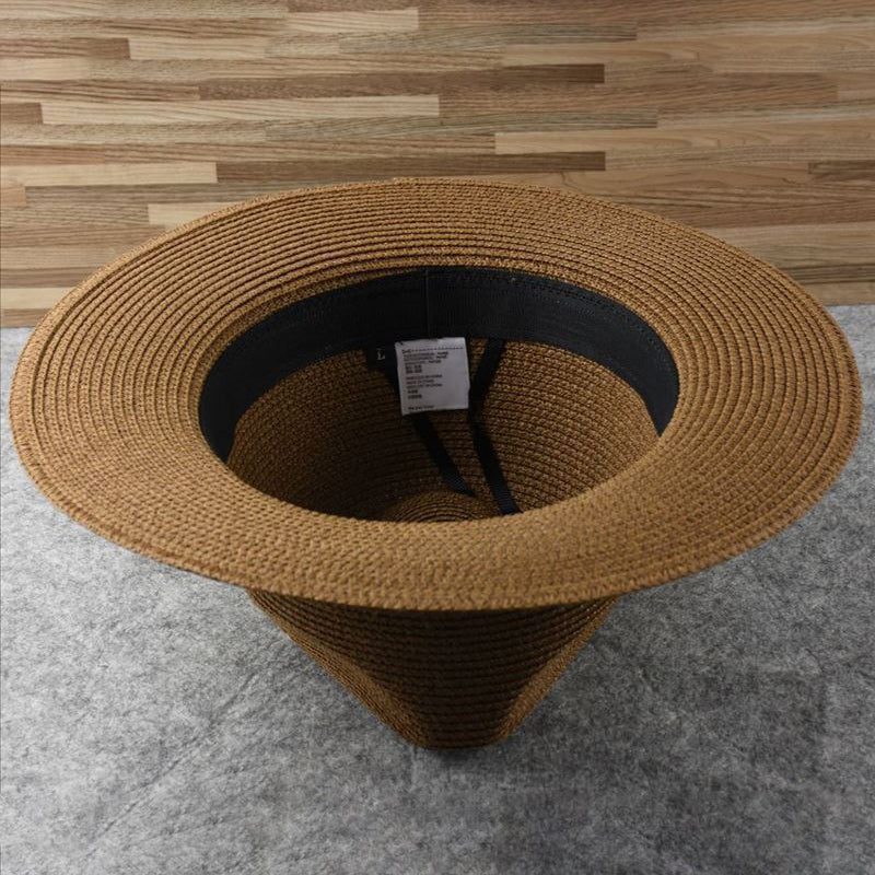 Handwoven Straw Panama Hat with UPF 50 Sun Protection