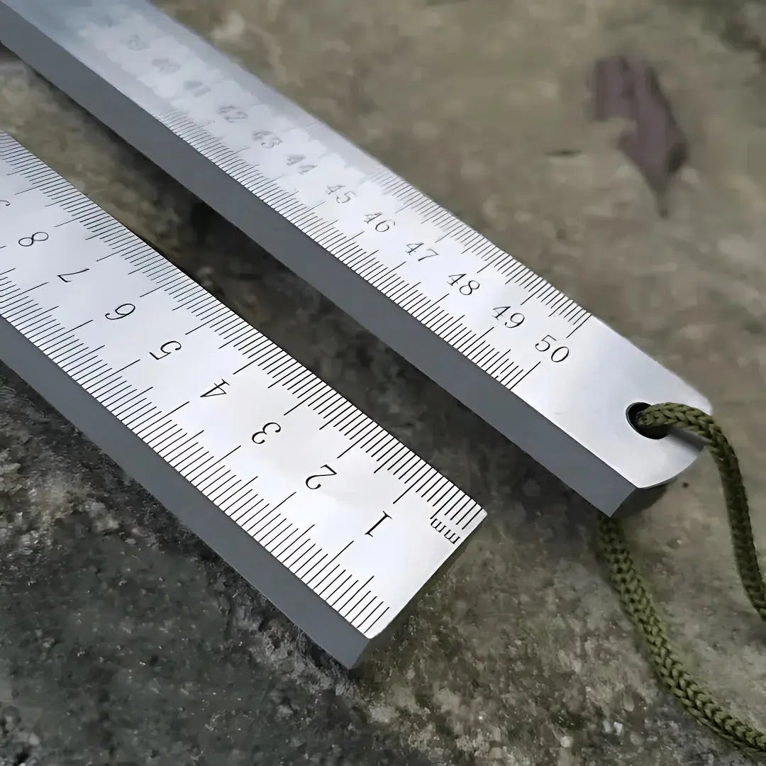 Hardened Steel Measuring Ruler Multi-Purpose Tool