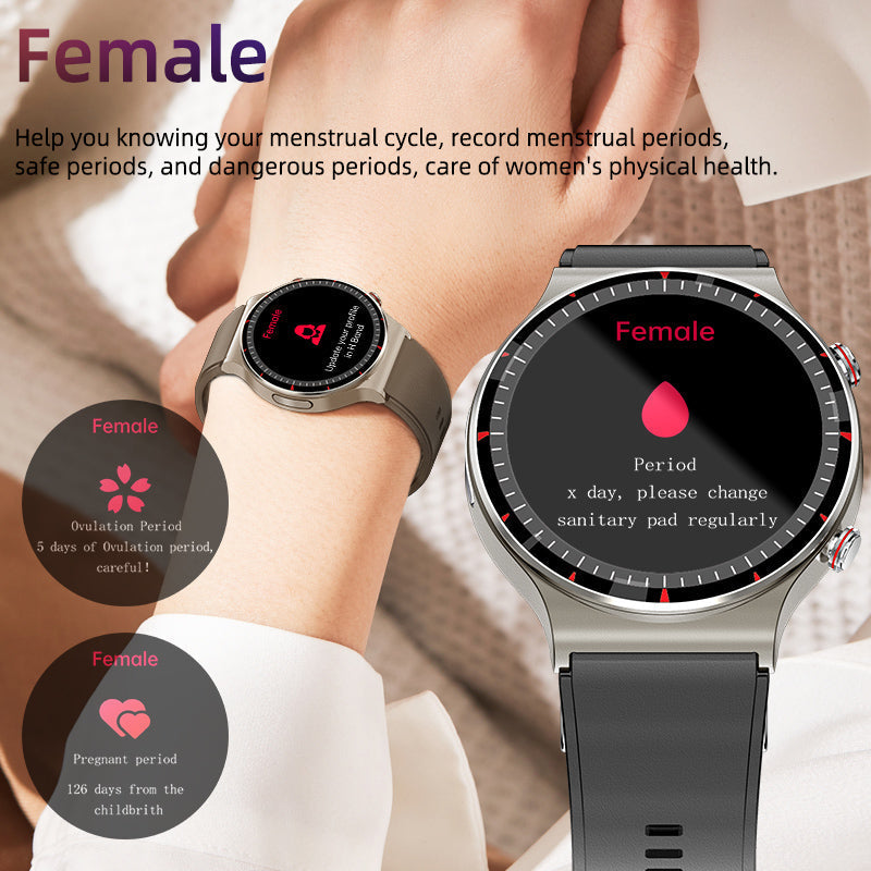 Health Monitoring Smart Watch with ECG Heart Rate and Blood Oxygen