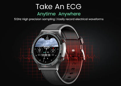 Health Monitoring Smart Watch with ECG Heart Rate and Blood Oxygen