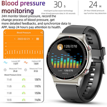 Health Monitoring Smart Watch with ECG Heart Rate and Blood Oxygen