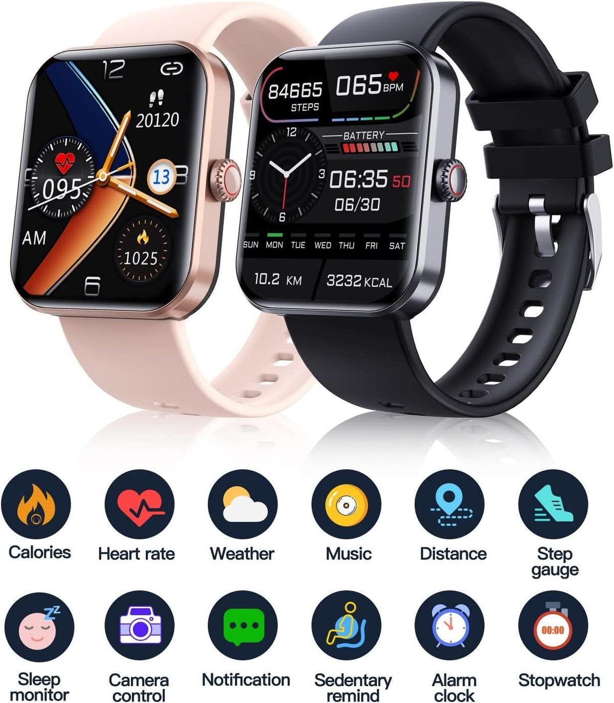 Health Monitoring Smartwatch with Blood Sugar Tracking