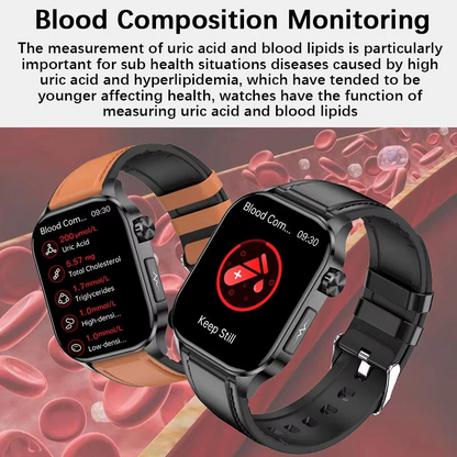 Health Monitoring Smartwatch with Bluetooth Calling