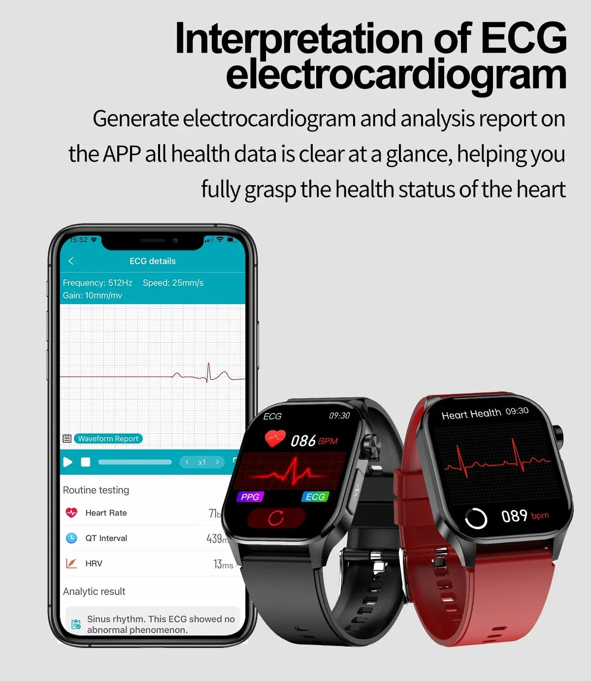 Health Tracking Smart Watch with AMOLED Display and Bluetooth Calling