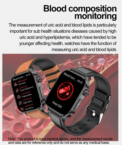Health Tracking Smart Watch with AMOLED Display and Bluetooth Calling