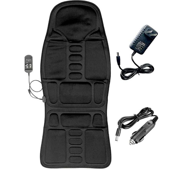 Heated Massage Chair Pad with 8 Massage Modes for Home and Car