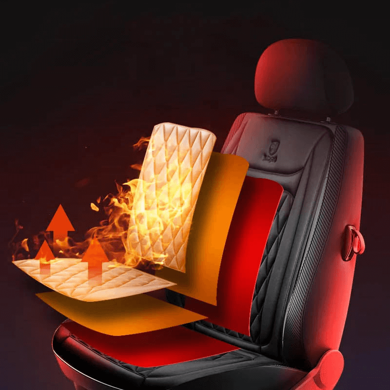 Heated Seat Cushion with Adjustable Temperature for Cars and Office Chairs