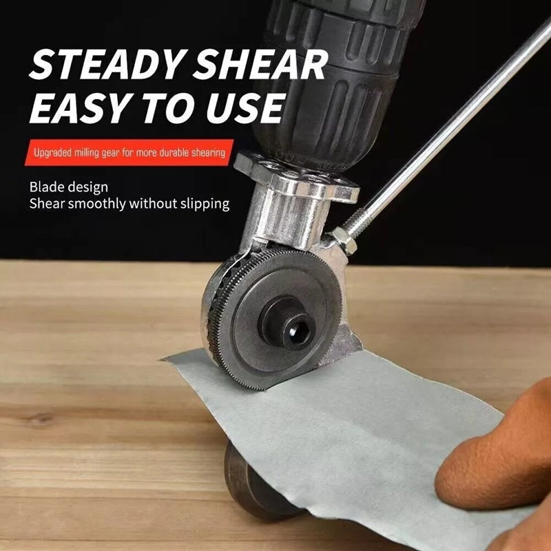 Heavy Duty Drill Metal Sheet Cutting Attachment