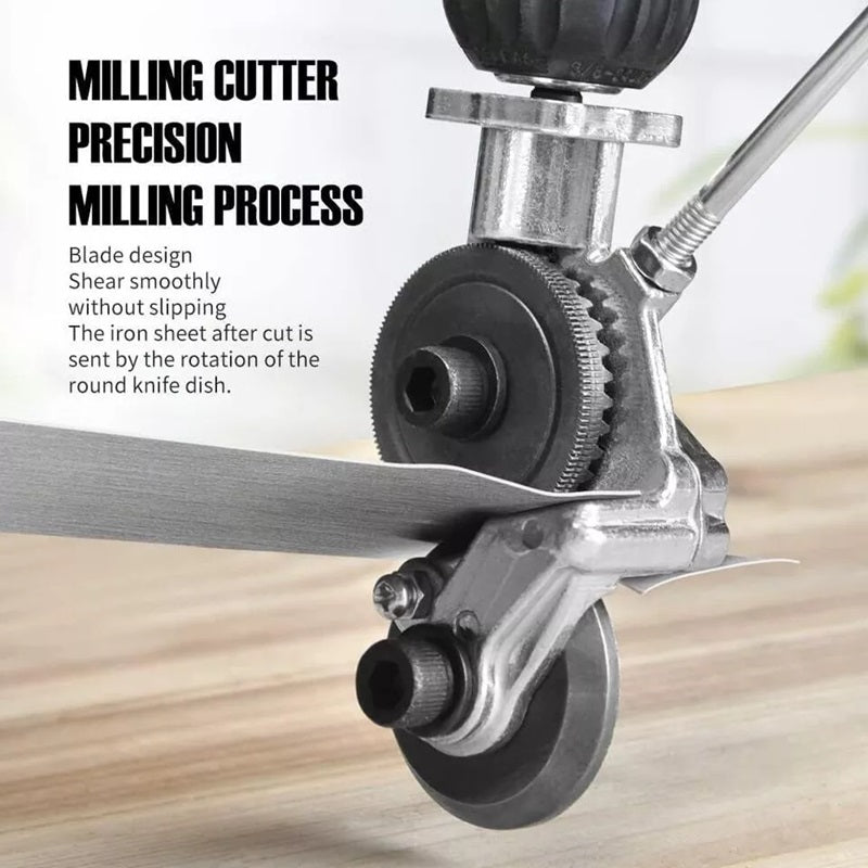 Heavy Duty Drill Metal Sheet Cutting Attachment