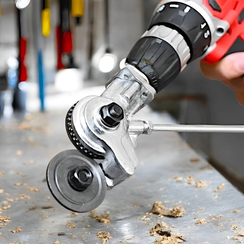 Heavy Duty Drill Metal Sheet Cutting Attachment
