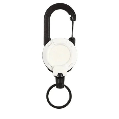 Heavy Duty Retractable Tactical Keychain with Carabiner