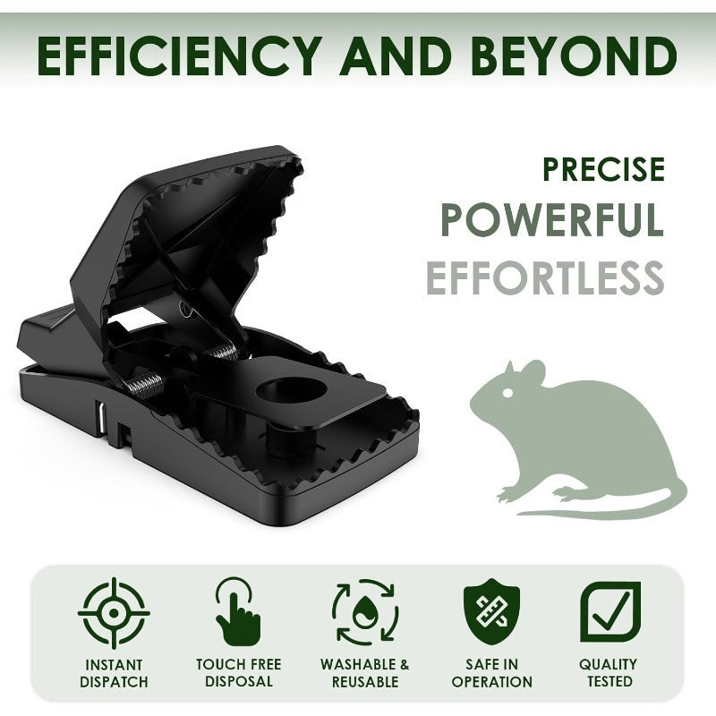 Heavy Duty Reusable Double Jaw Rat Trap