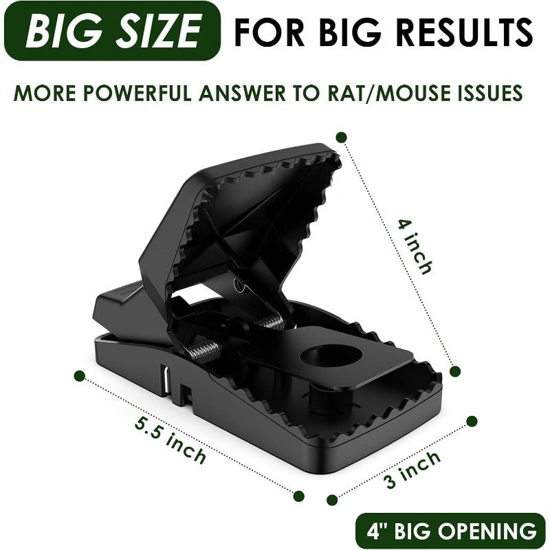 Heavy Duty Reusable Double Jaw Rat Trap