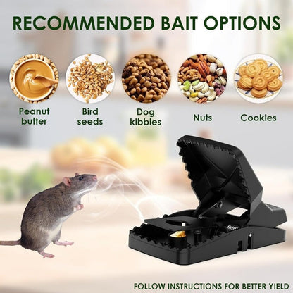 Heavy Duty Reusable Double Jaw Rat Trap