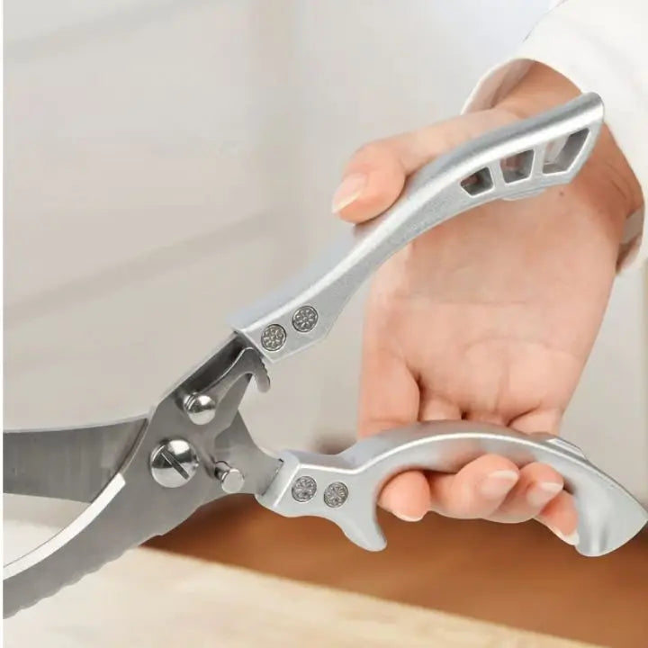 Heavy Duty Stainless Steel Kitchen Scissors for Meat Fish and Vegetables