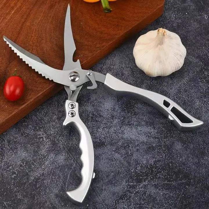 Heavy Duty Stainless Steel Kitchen Scissors for Meat Fish and Vegetables