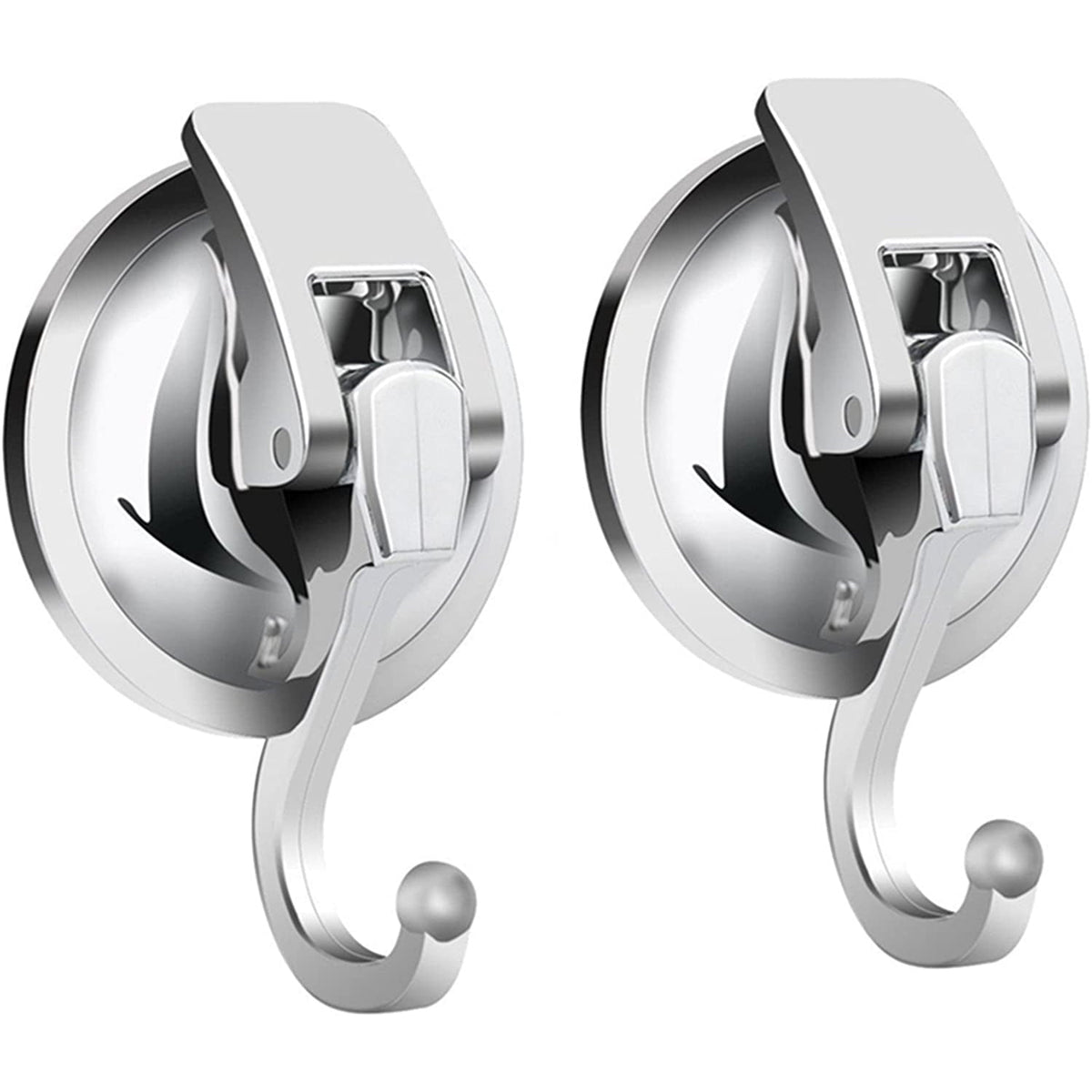 Heavy Duty Vacuum Suction Cup Hooks 2 Pack