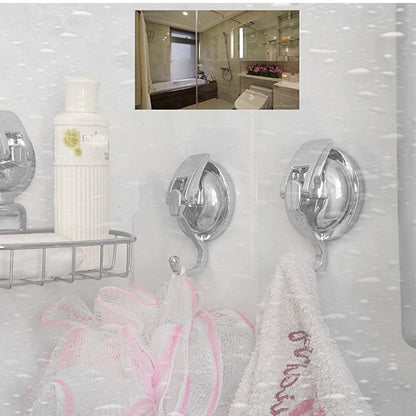 Heavy Duty Vacuum Suction Cup Hooks 2 Pack