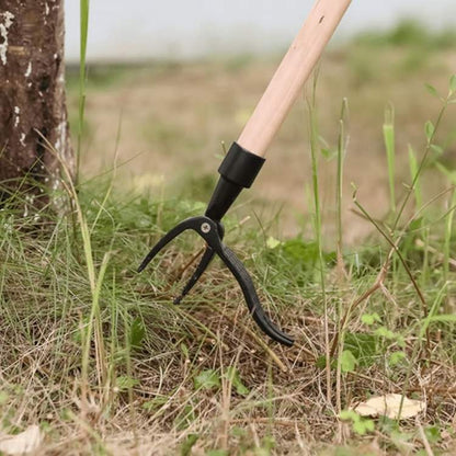 Heavy Duty Weed Puller Tool with Steel Root Grabbing Tip