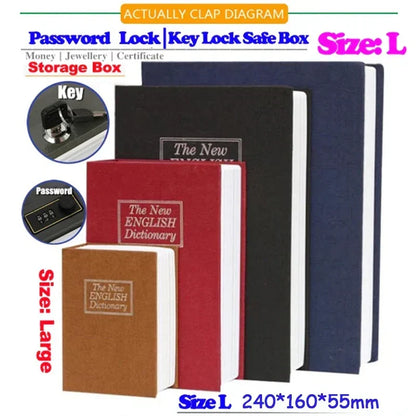 Hidden Book Style Security Safe Box