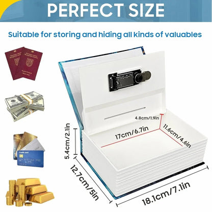 Hidden Book Style Security Safe Box