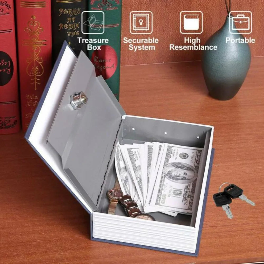 Hidden Book Style Security Safe Box