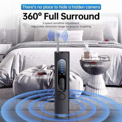 Hidden Camera GPS Tracker Detector with RF Signal Scanner