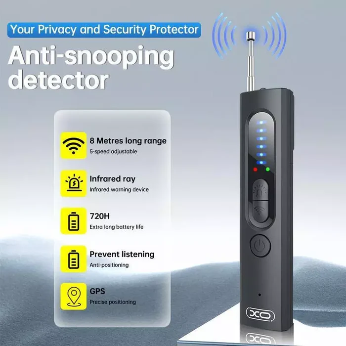 Hidden Camera GPS Tracker Detector with RF Signal Scanner