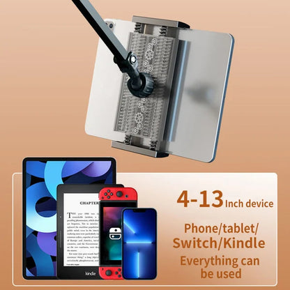 Hidden Retractable Bedside Phone Holder Adjustable Desk Mount