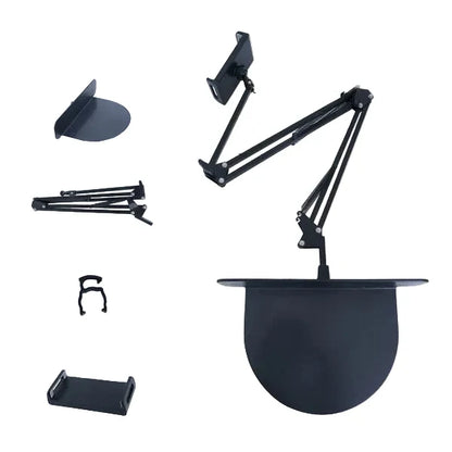 Hidden Retractable Bedside Phone Holder Adjustable Desk Mount