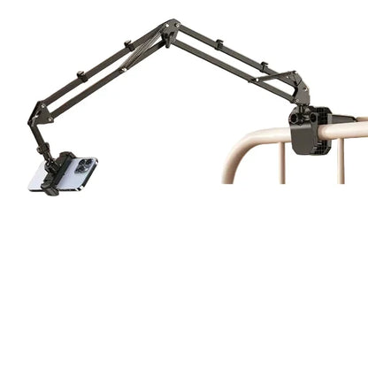 Hidden Retractable Bedside Phone Holder Adjustable Desk Mount