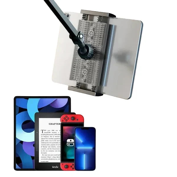 Hidden Retractable Bedside Phone Holder Adjustable Desk Mount