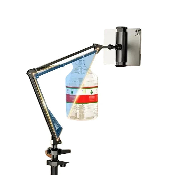 Hidden Retractable Bedside Phone Holder Adjustable Desk Mount