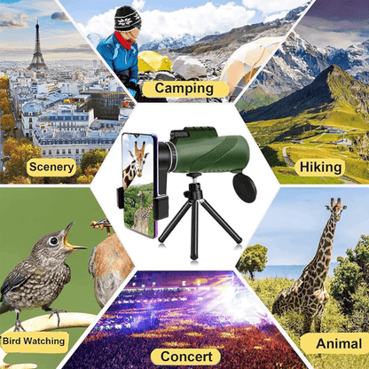 High Power HD Monocular Telescope for Outdoor Viewing