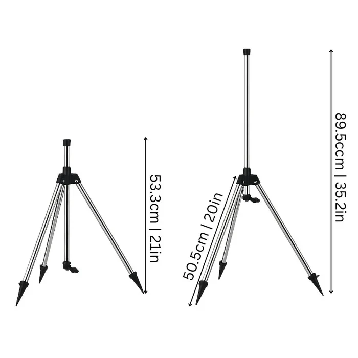 High Pressure 360° Rotating Tripod Garden Sprinkler