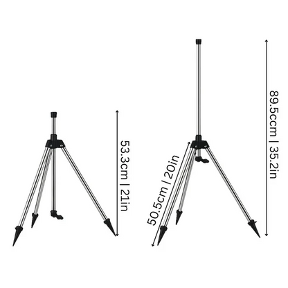 High Pressure 360° Rotating Tripod Garden Sprinkler