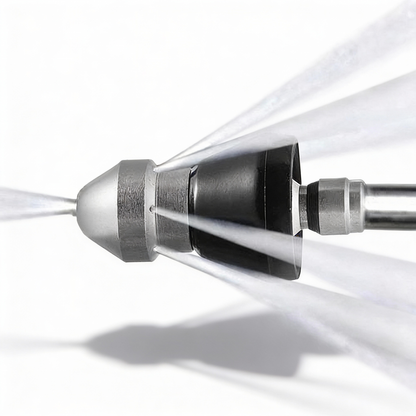 High Pressure Drain Cleaning Nozzle Stainless Steel Sewer Jet Sprayer