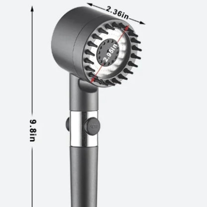 High Pressure Filter Shower Head with Water Saving Spray