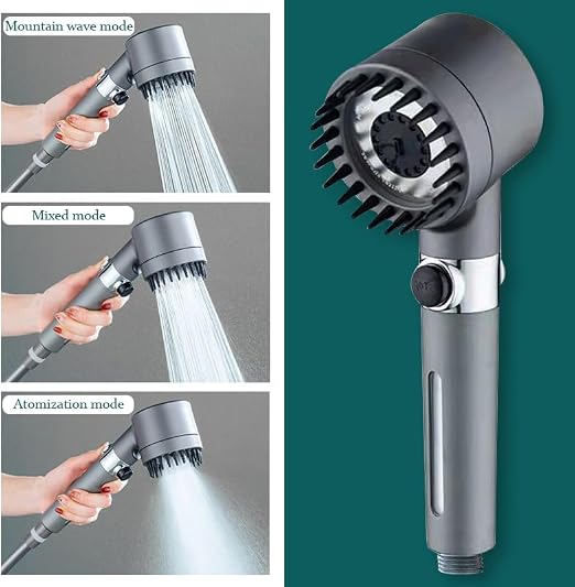 High Pressure Filter Shower Head with Water Saving Spray