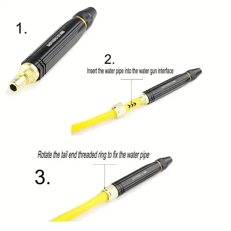 High Pressure Garden Hose Spray Nozzle for Car Washing
