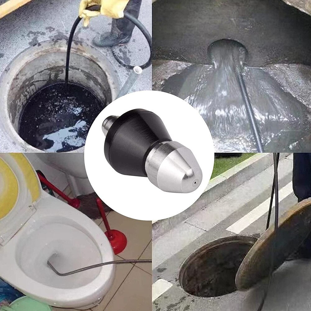 High Pressure Pipe Cleaning Jet Nozzle for Drain and Sewer Hoses