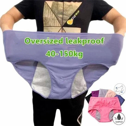 High Waist Leak Proof Period Underwear Reusable Protection Briefs