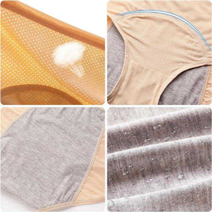 High Waist Leak Proof Period Underwear Reusable Protection Briefs