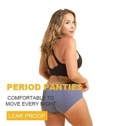 High Waist Leak Proof Period Underwear Reusable Protection Briefs