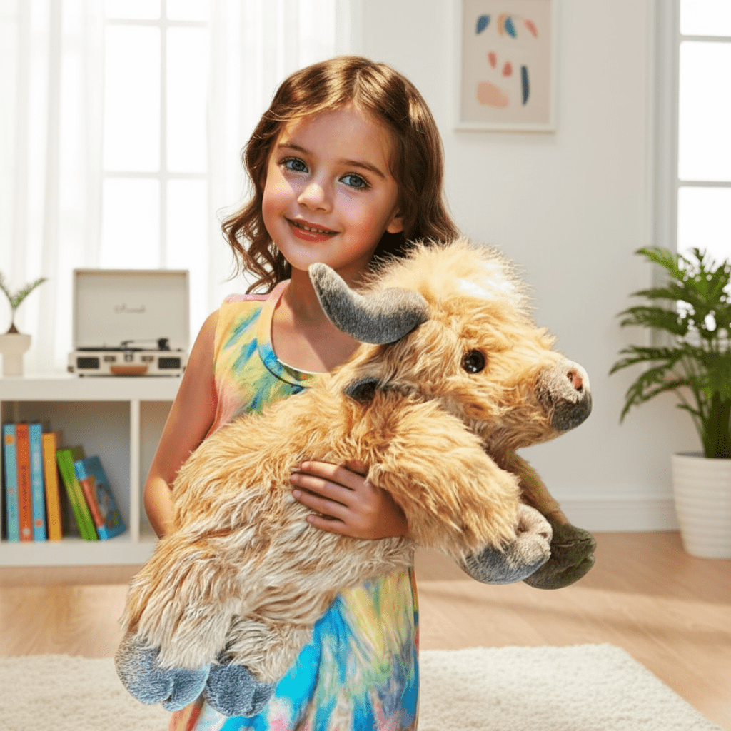 Highland Cow Plush Soft Stuffed Animal Toy