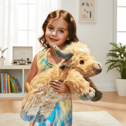 Highland Cow Plush Soft Stuffed Animal Toy