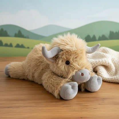 Highland Cow Plush Soft Stuffed Animal Toy